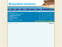 Tablet Screenshot of legnolineabenetazzo.it